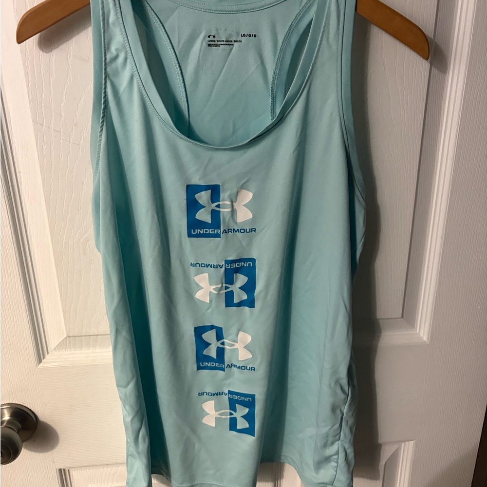 Under Armour Light Blue Tank Top - Picture 2 of 3